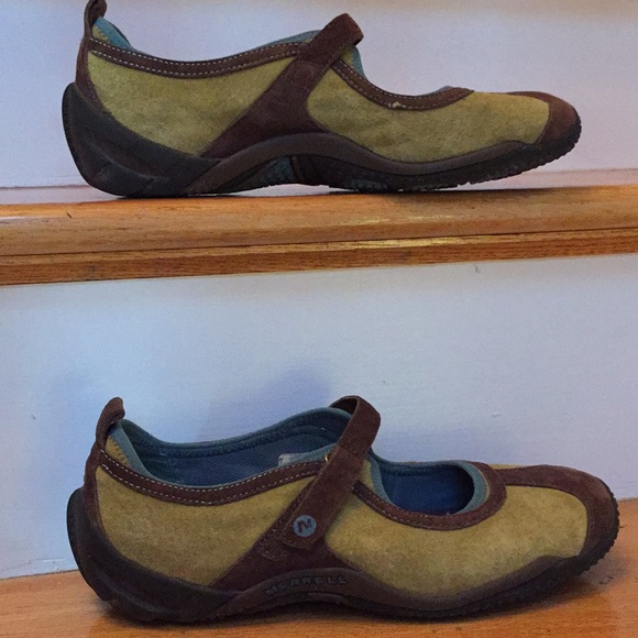 Merrell ortholite air cushion maryjanes moss/brown - Picture 2 of 8